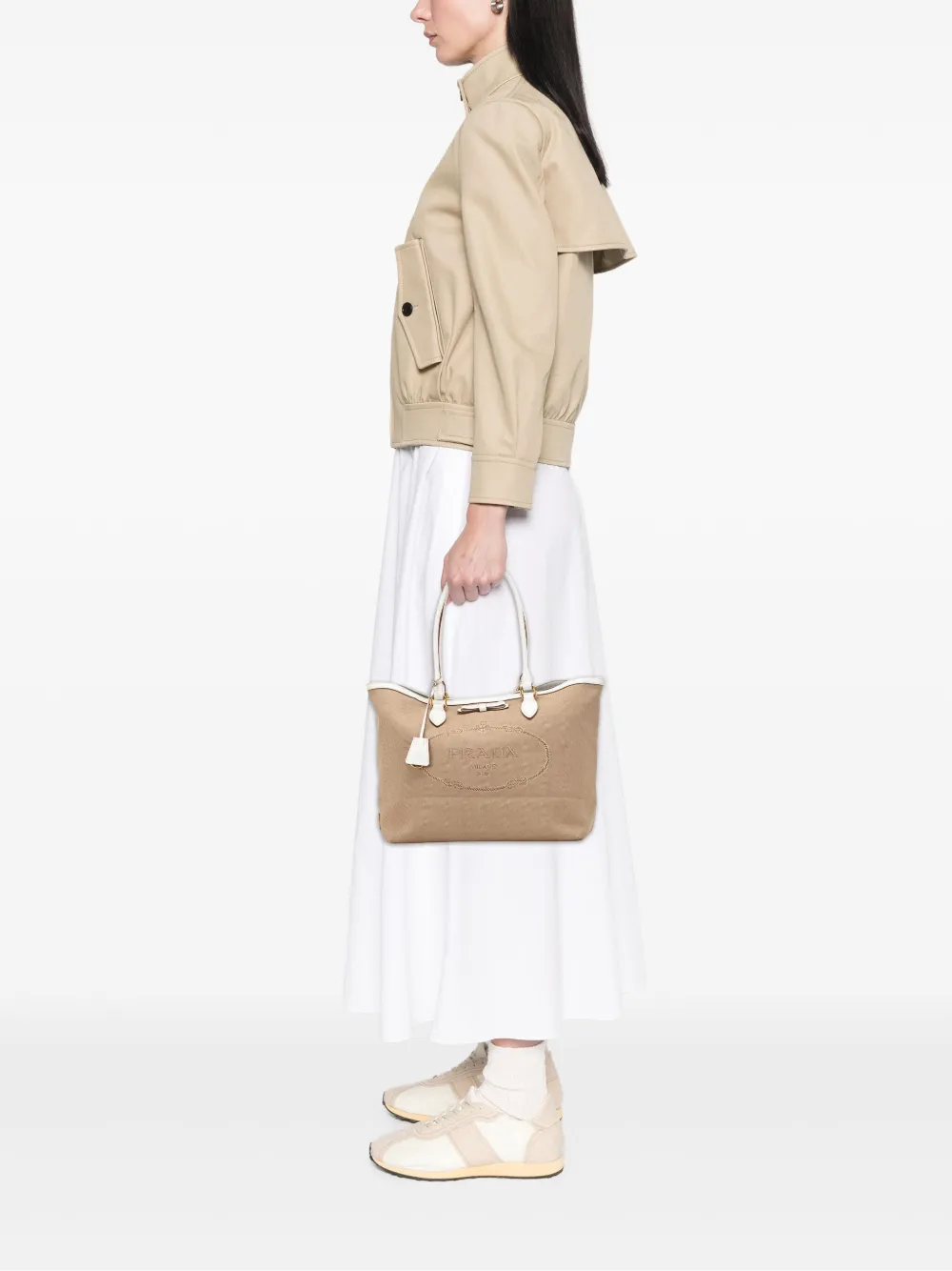 Prada Pre-Owned 2013-2025 Canvas Canapa Logo tote bag | Pre-Owned | Image 2