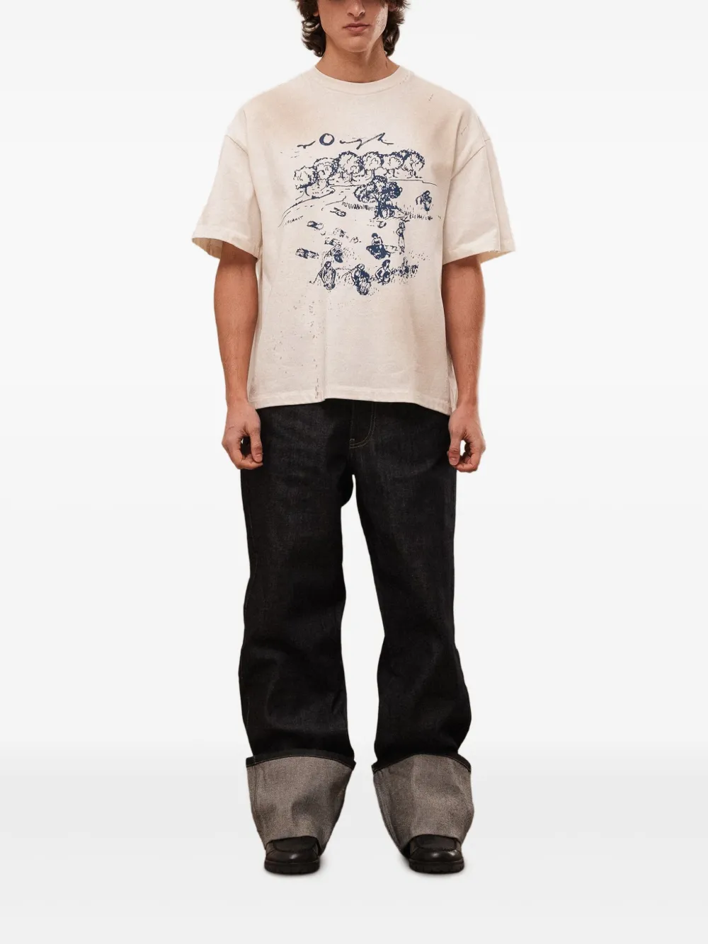 ROUGH. graphic-print T-shirt | T-Shirts | Image 2