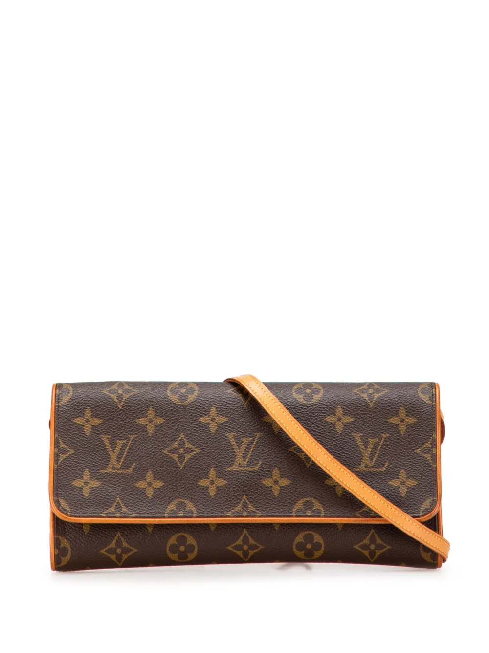 Louis Vuitton Pre-Owned 2002 Monogram Pochette Twin GM crossbody bag | Brown | Image 1