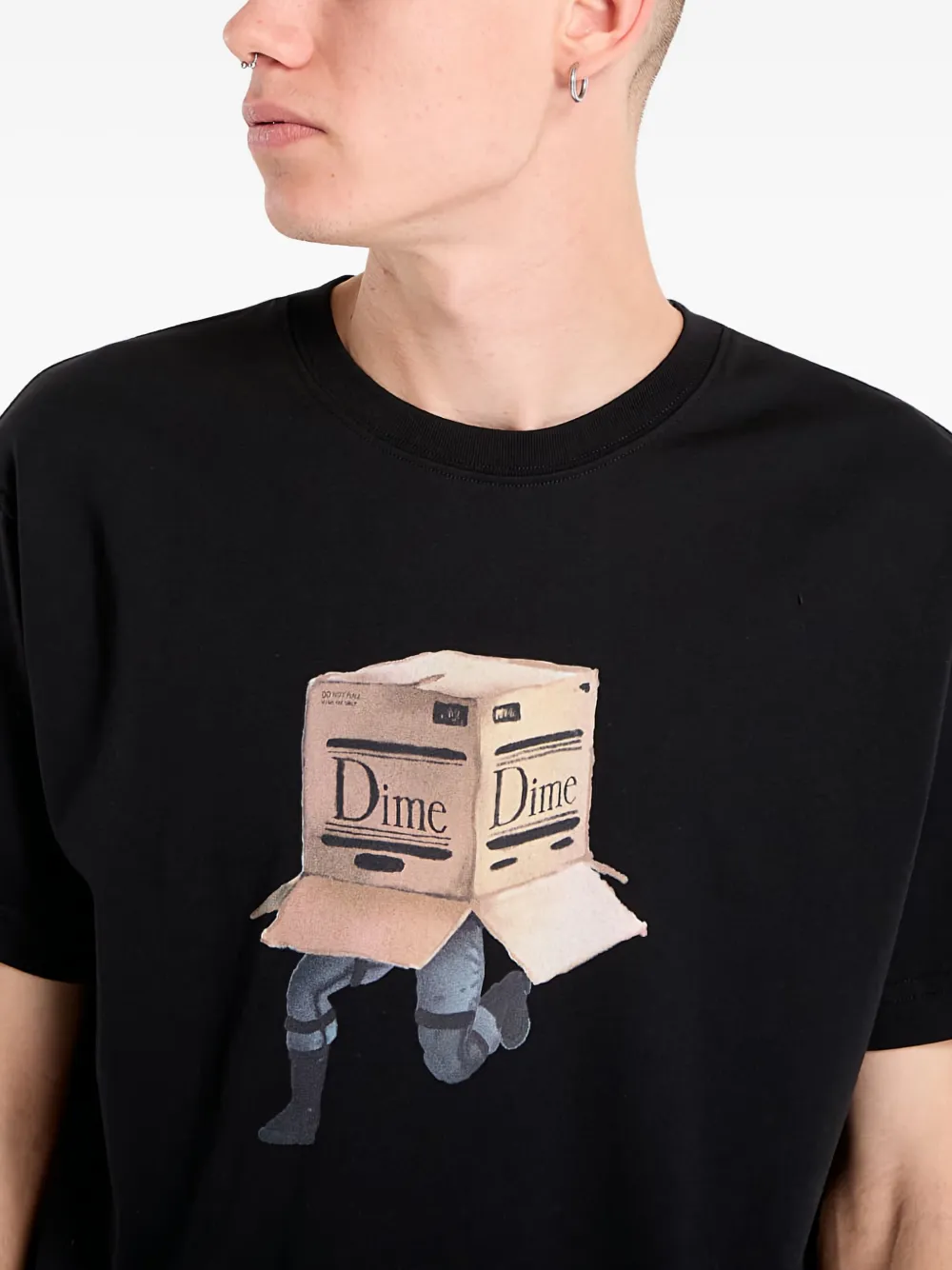 Dime Box-print T-shirt In Animal Print