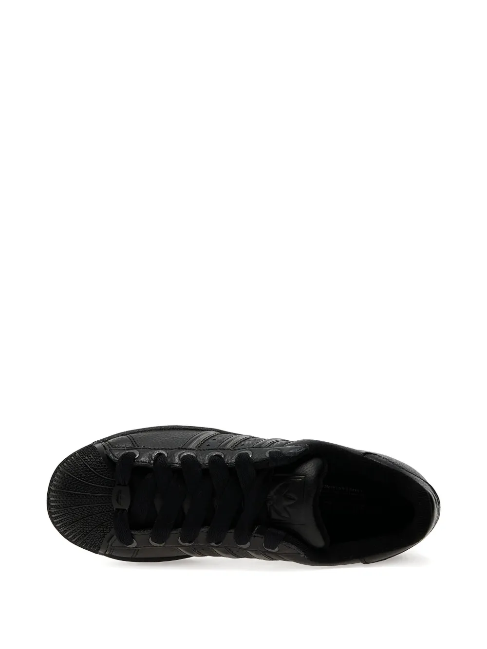 adidas Superstar II shell-toe three-stripe sneakers Black