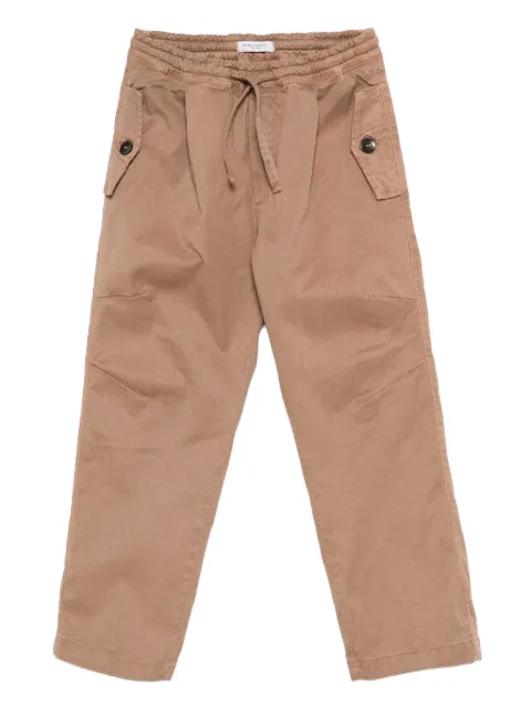 Paolo Pecora Kids pleated-front drawstring trousers