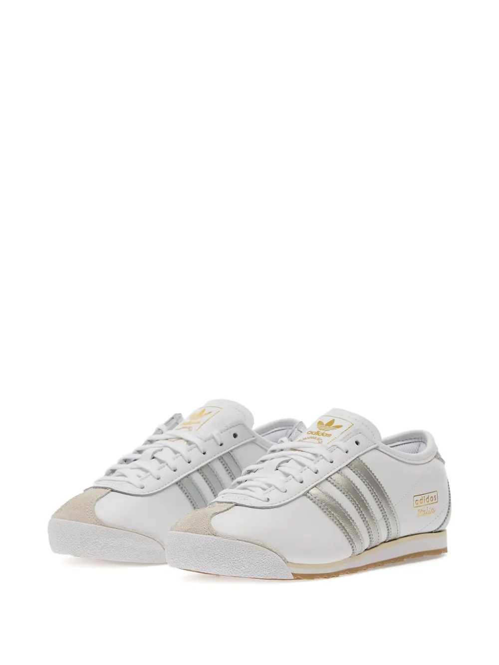 adidas Italia 70s leather silver-stripe sneakers White