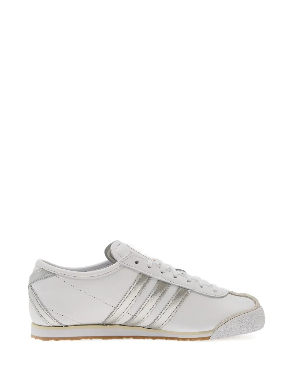 Adidas Italia 70s leather silver-stripe sneakers - Wit