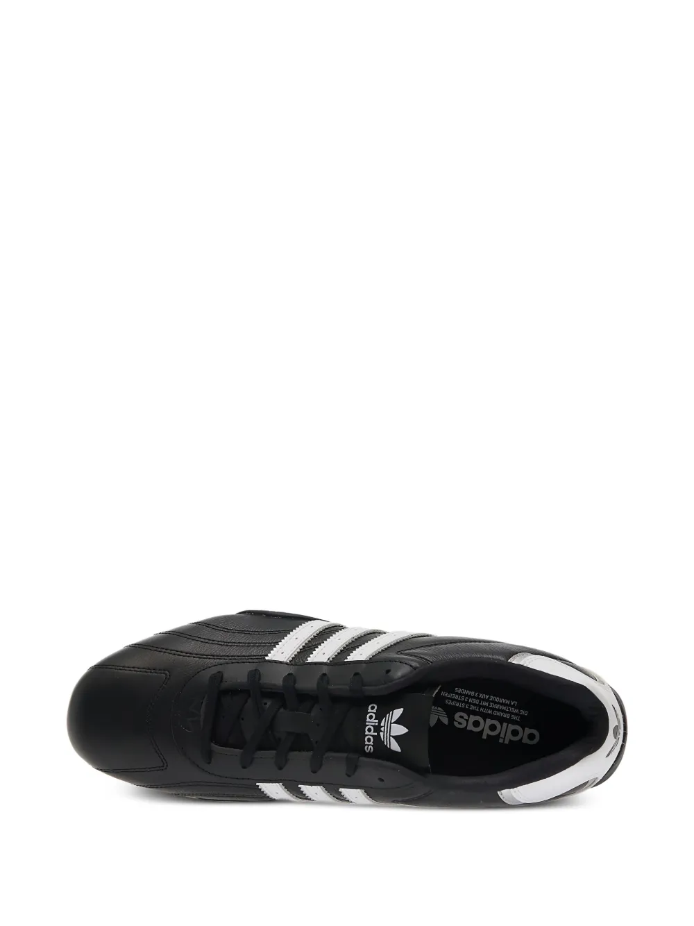 adidas Adiracer leren sneakers met drie strepen Zwart