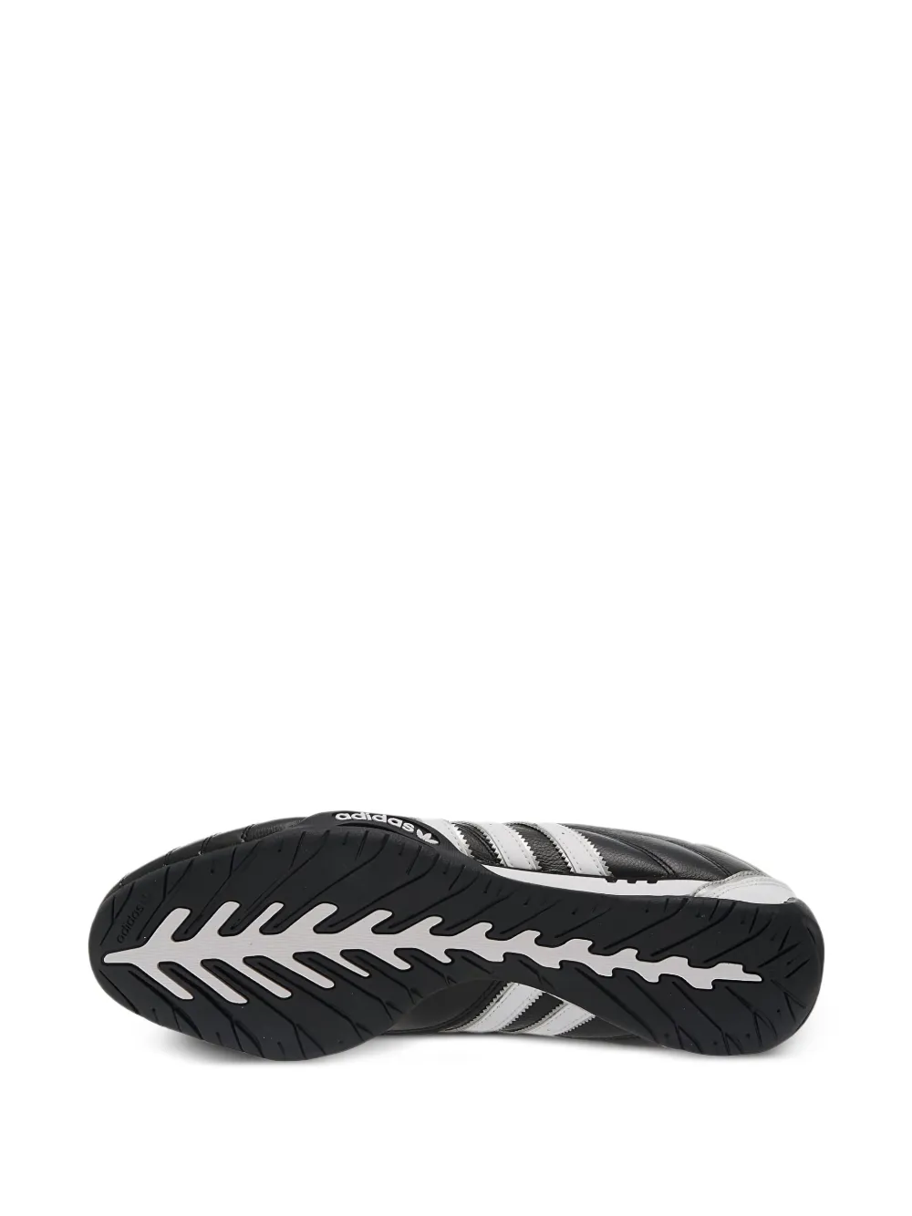 adidas Adiracer leren sneakers met drie strepen Zwart