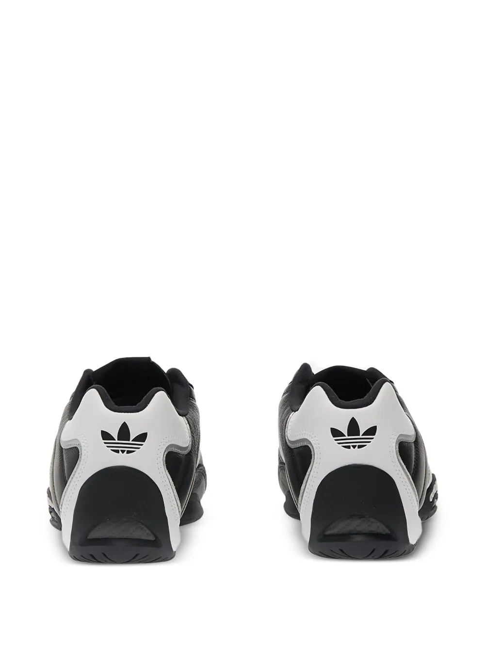 adidas Adiracer leren sneakers met drie strepen Zwart