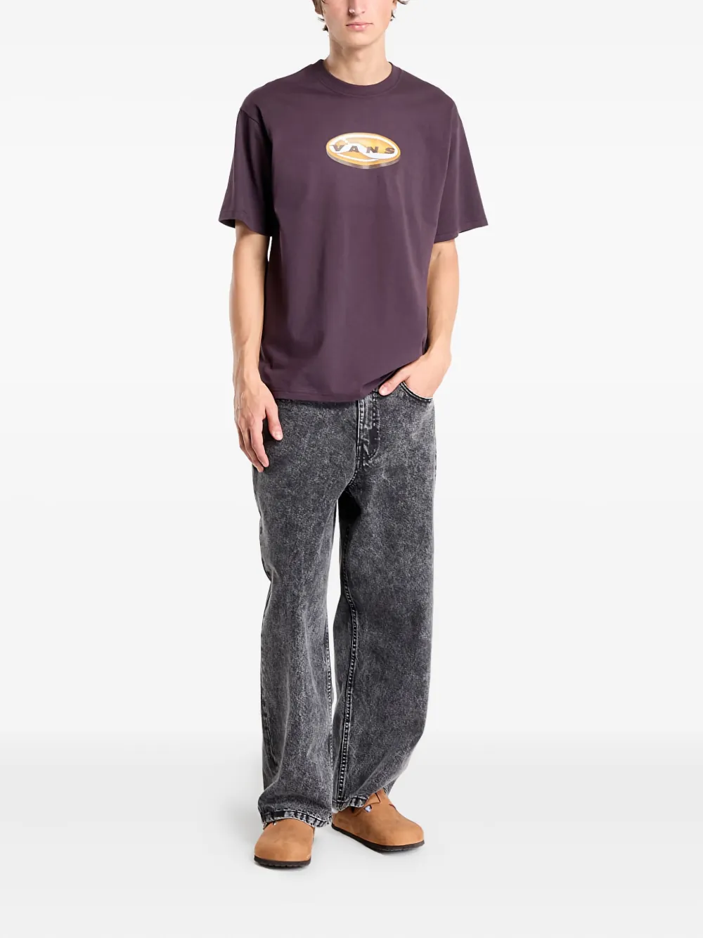 Vans 3d Logo-graphic T-shirt In Purple