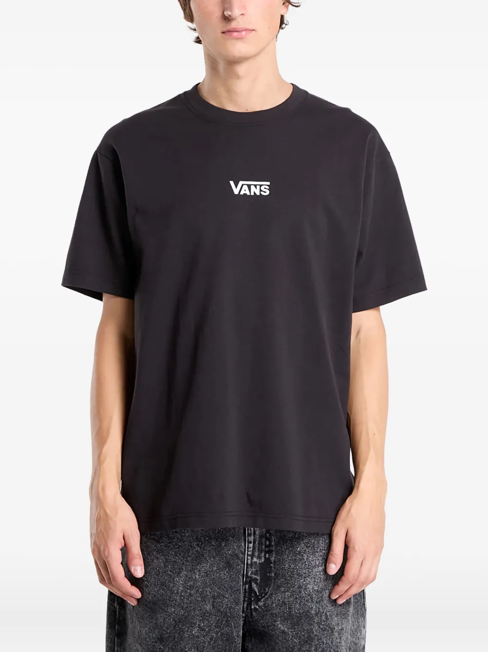 Vans logo-print T-shirt | Black | Image 1