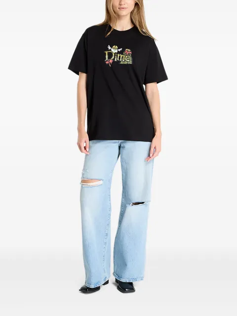 dime graphic-print cotton T-shirt