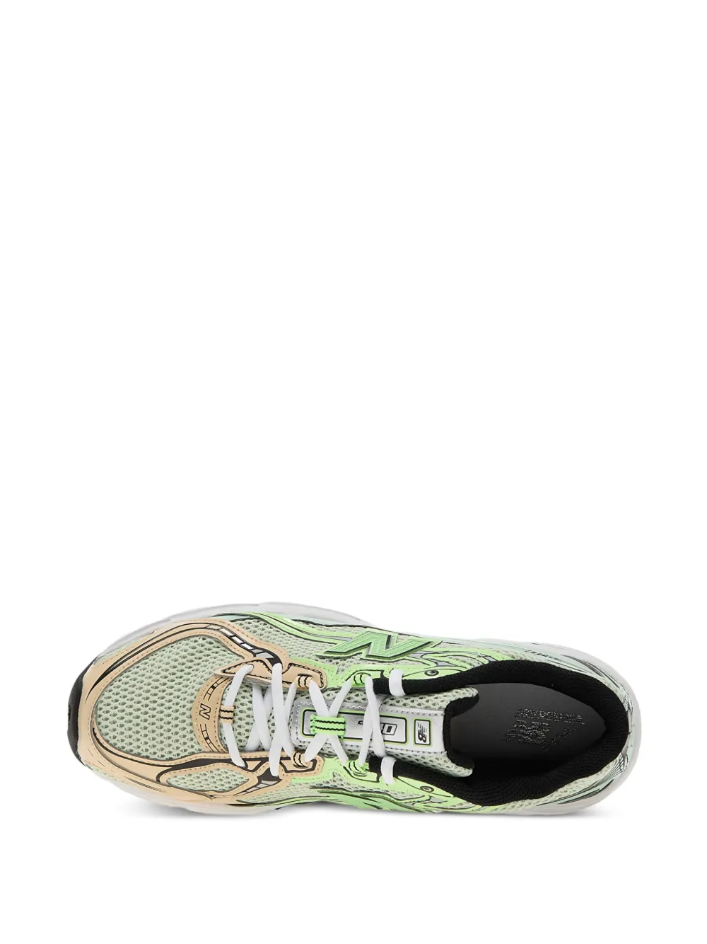 New Balance 740 sneakers met mesh vlakken Groen