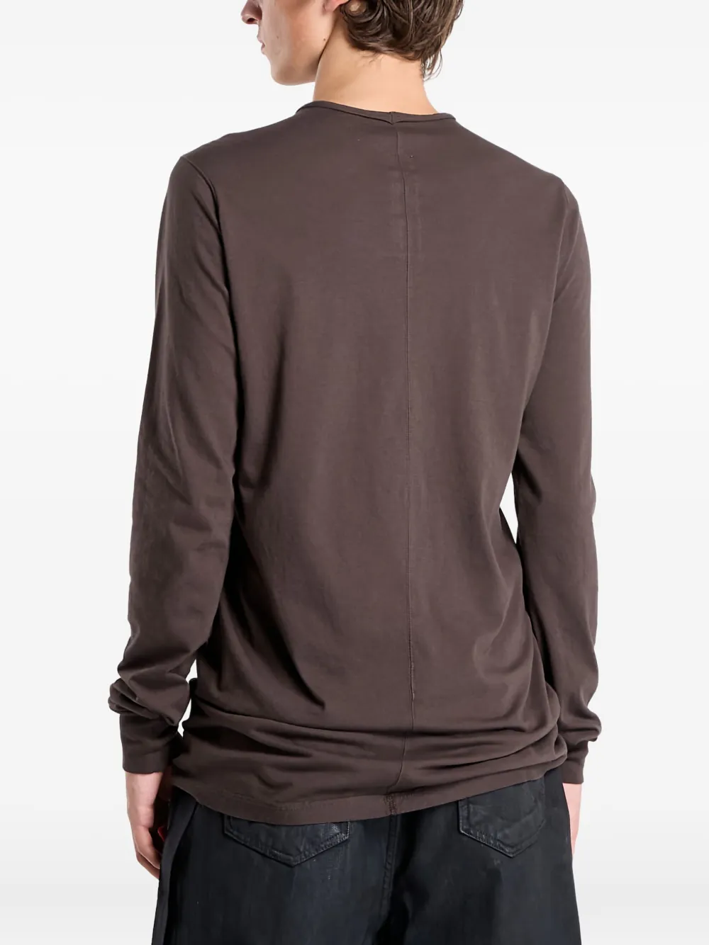 Rick Owens DRKSHDW Level T-shirt met lange mouwen - Bruin