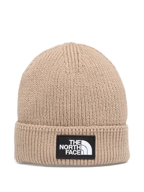 The North Face logo-patch beanie