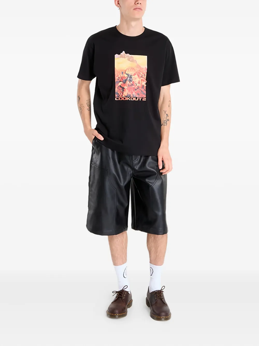 Dime Cook Out 2 Graphic-print T-shirt In Black