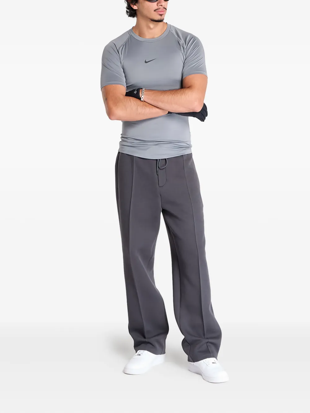 Nike Performance T-shirt met korte mouwen Grijs