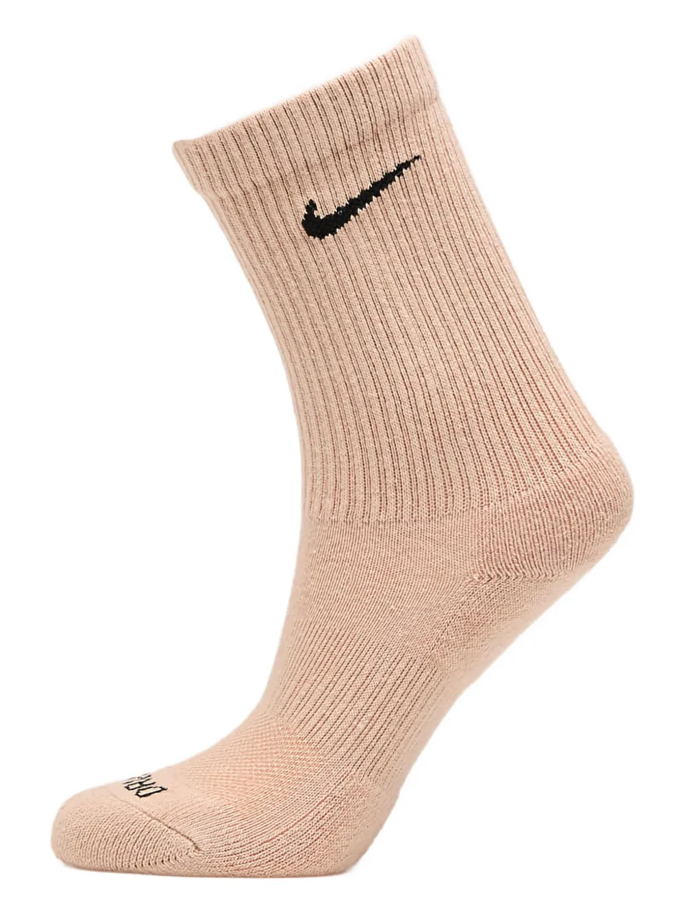 Nike Logo-jacquard Ribbed Socks In Neutral