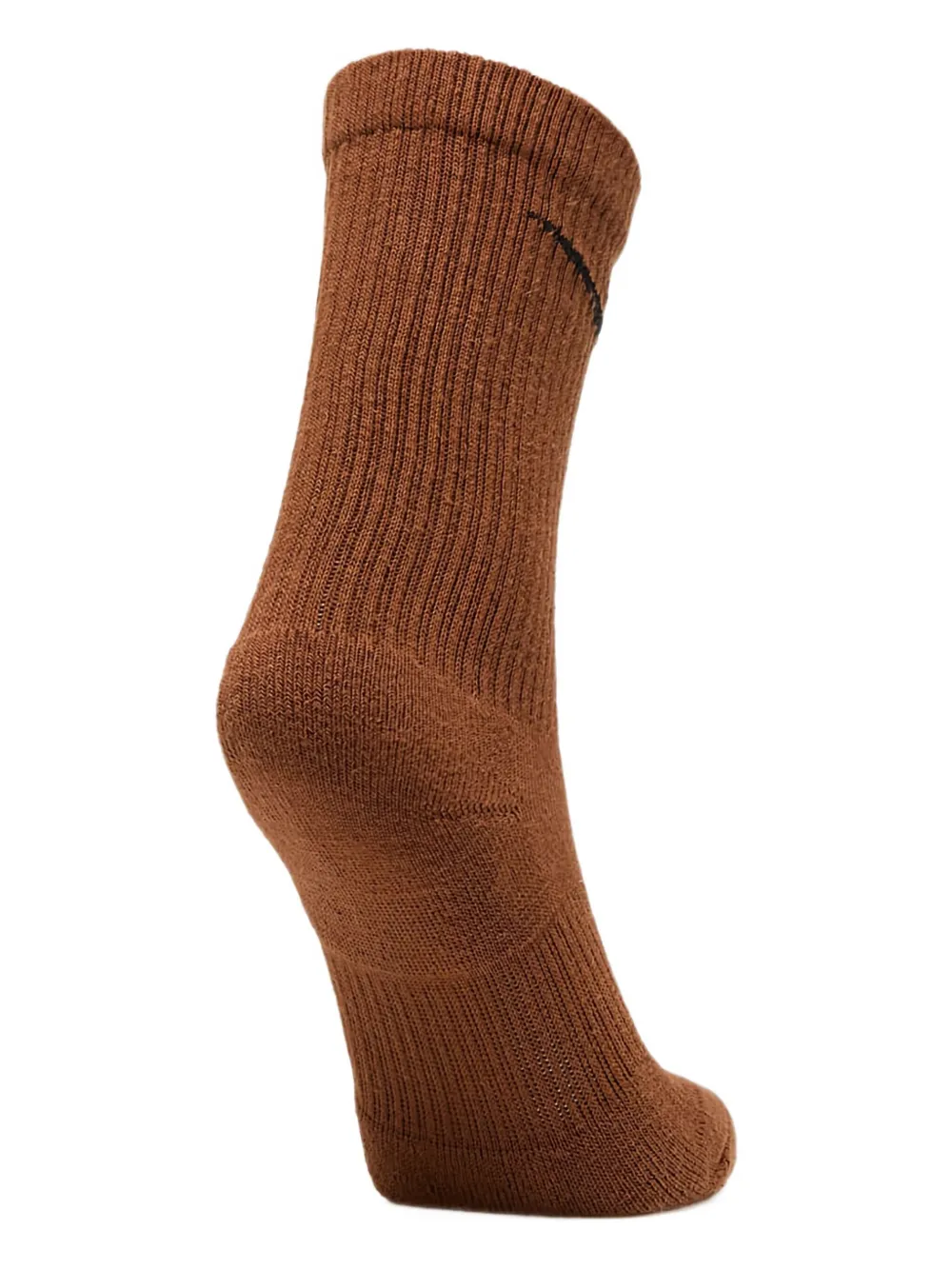 Nike Logo-jacquard Ribbed Socks In Neutral