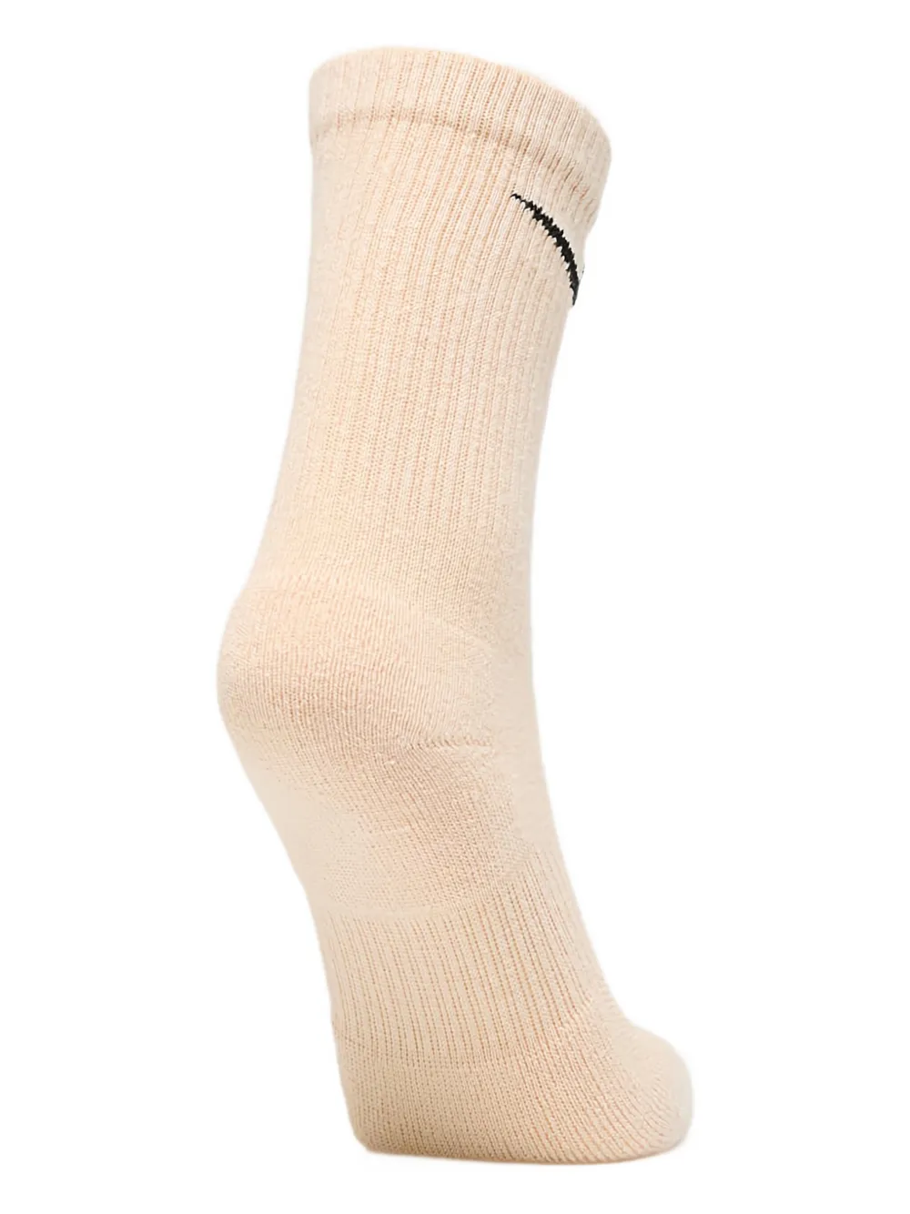 Nike Logo-jacquard Ribbed Socks In Neutral