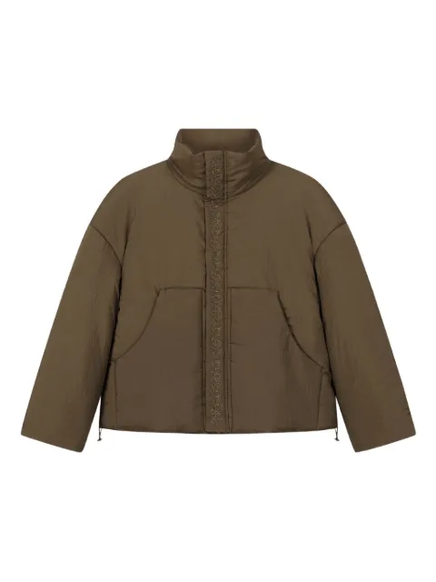 ROUGH. Gesteppte Jacke mit Stickerei