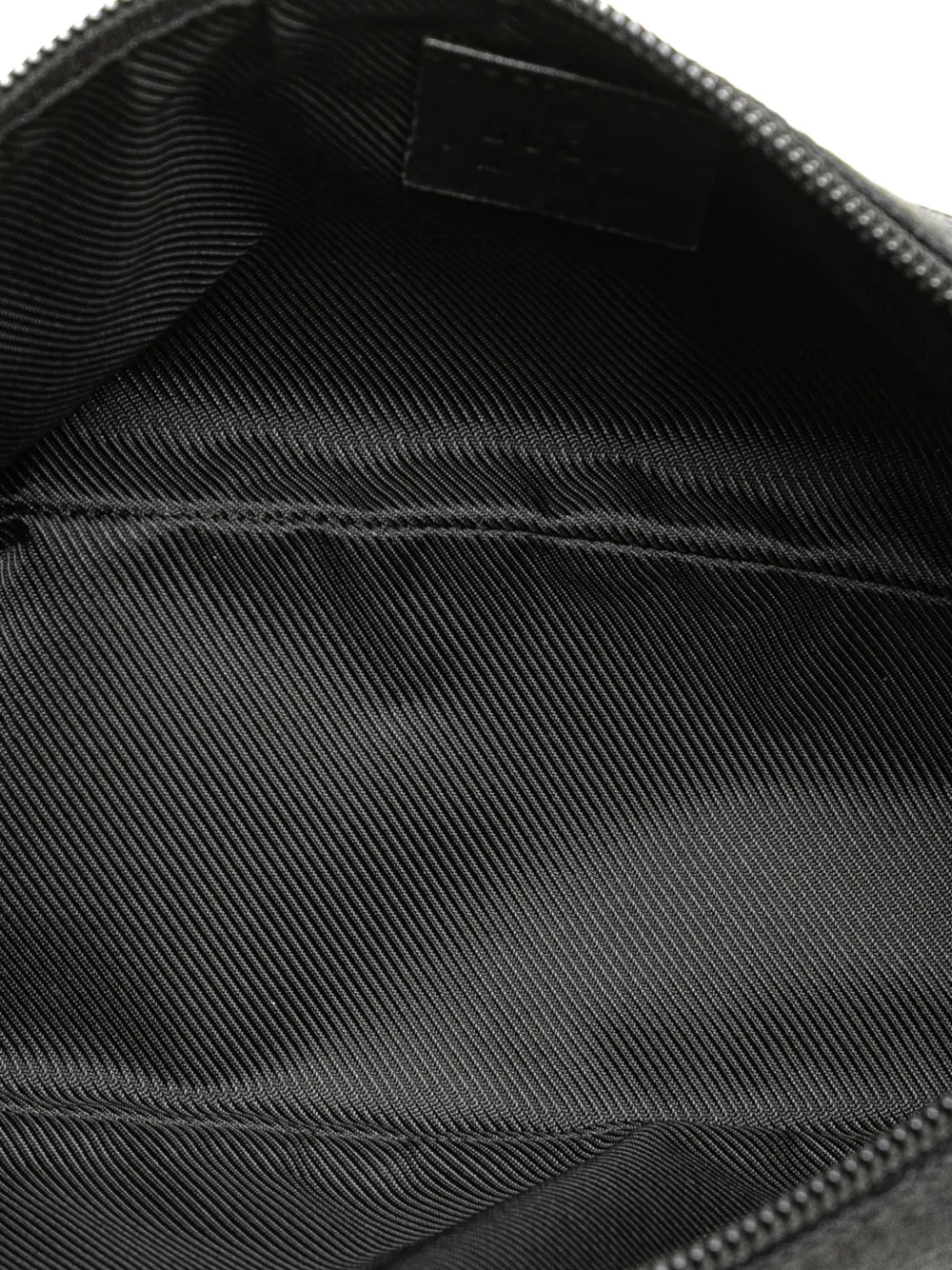 Pre-owned Gucci 2000-2015 Gg Canvas Boat Shoulder Bag In Black