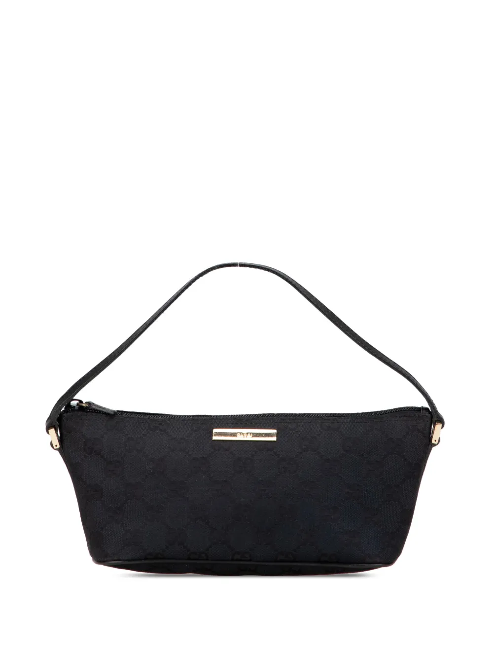 Gucci Pre-Owned 2000-2015 GG Canvas Boat shoulder bag | Black | Image 1