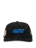 dime space-print logo cap - Black