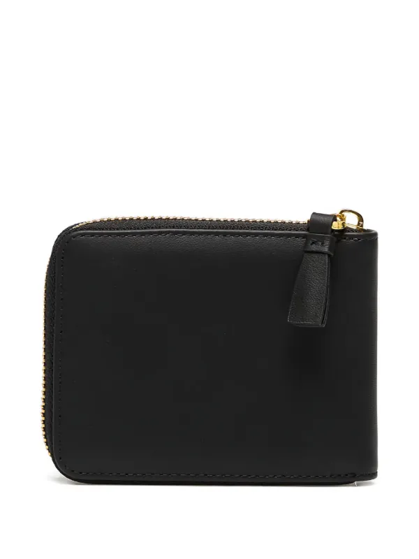 Dime Cursive zip-around Leather Wallet | Black | FARFETCH