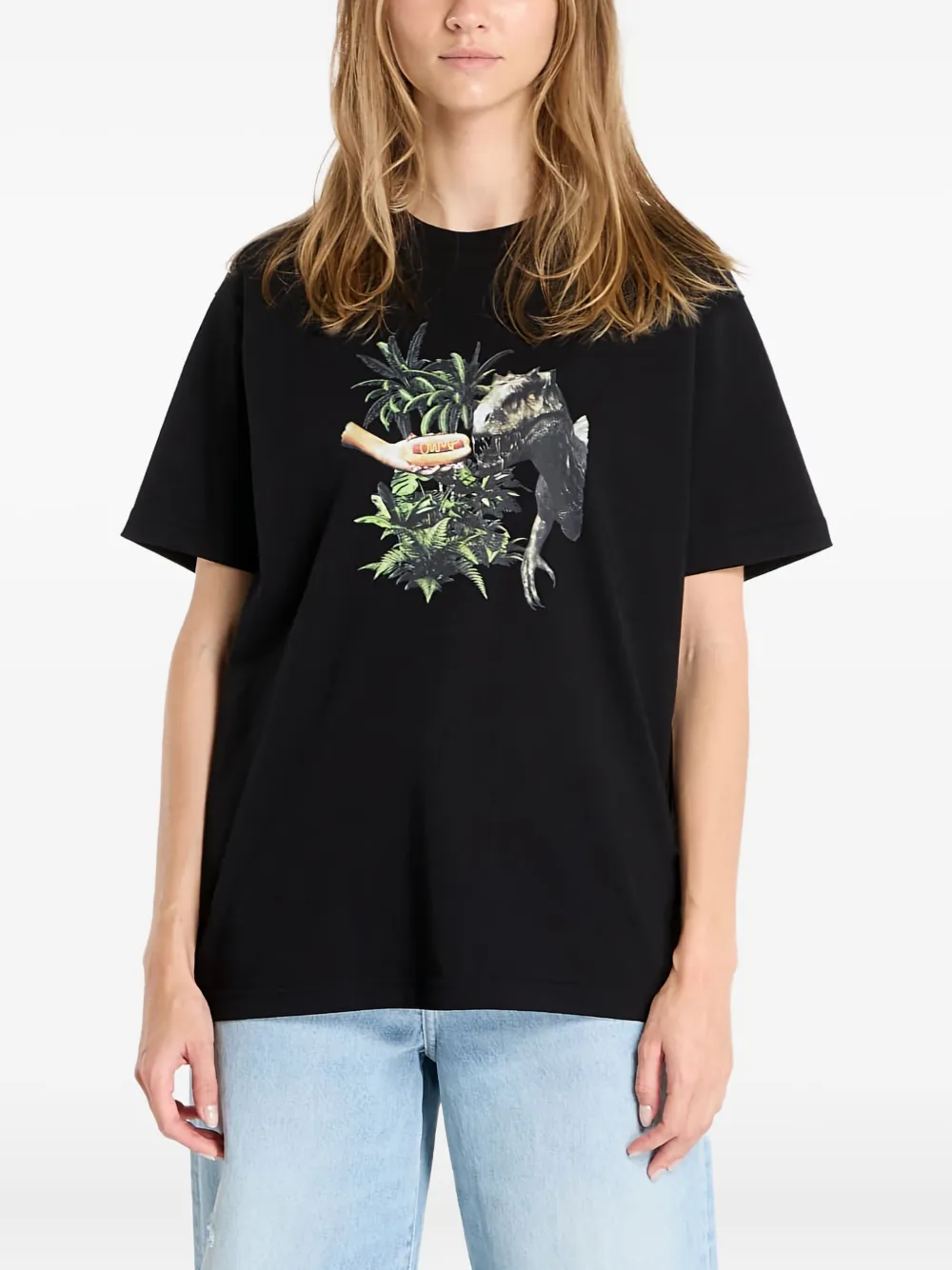 Dime Good Boy Graphic-print T-shirt In Animal Print