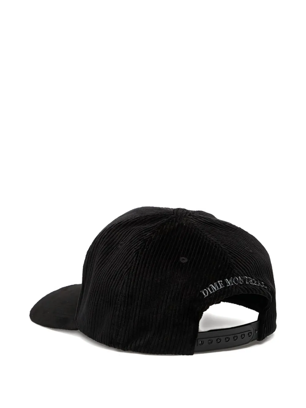 Dime Corduroy Embroidered-logo Cap In Blue