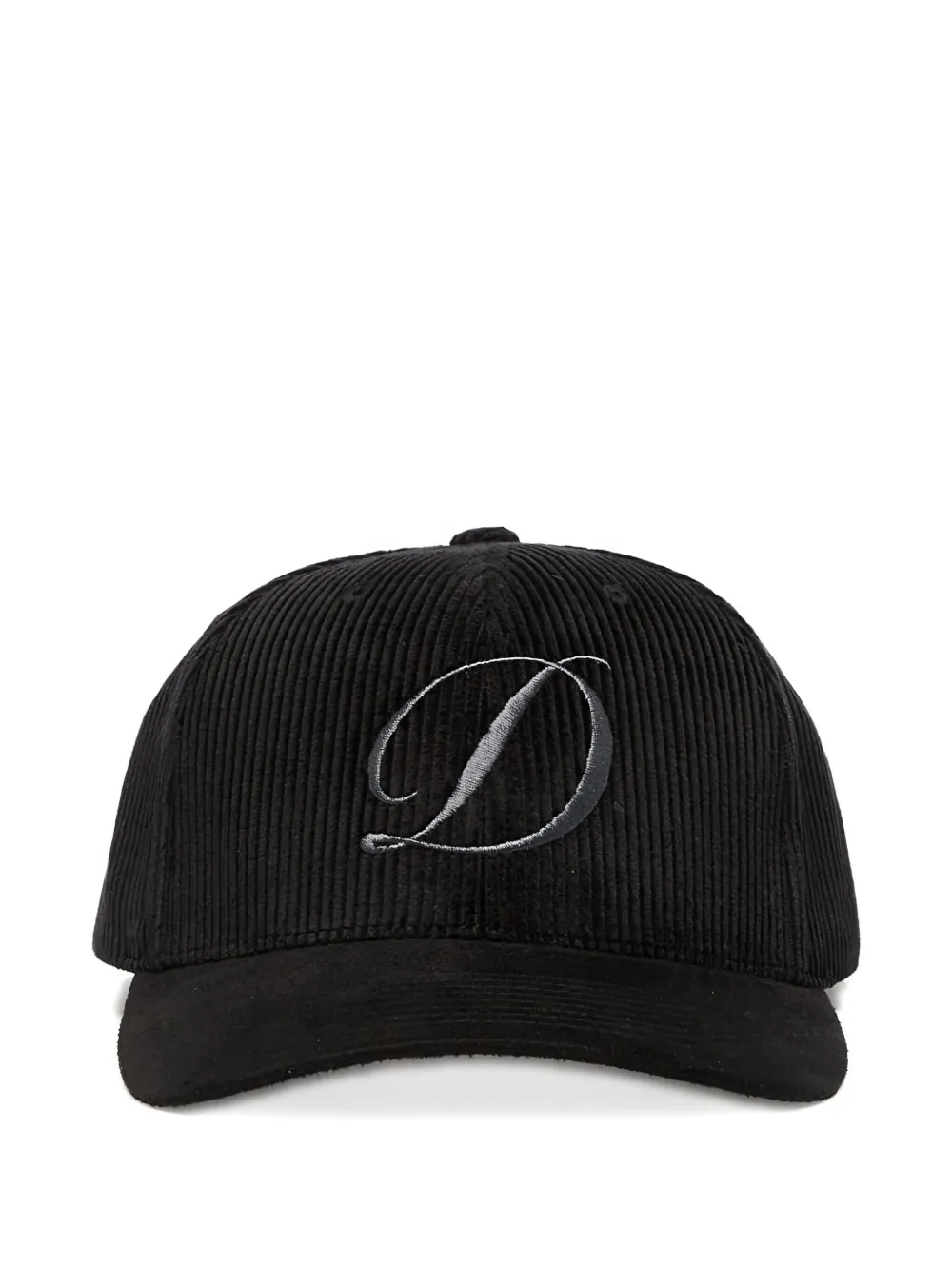 Dime Corduroy Embroidered-logo Cap In Blue