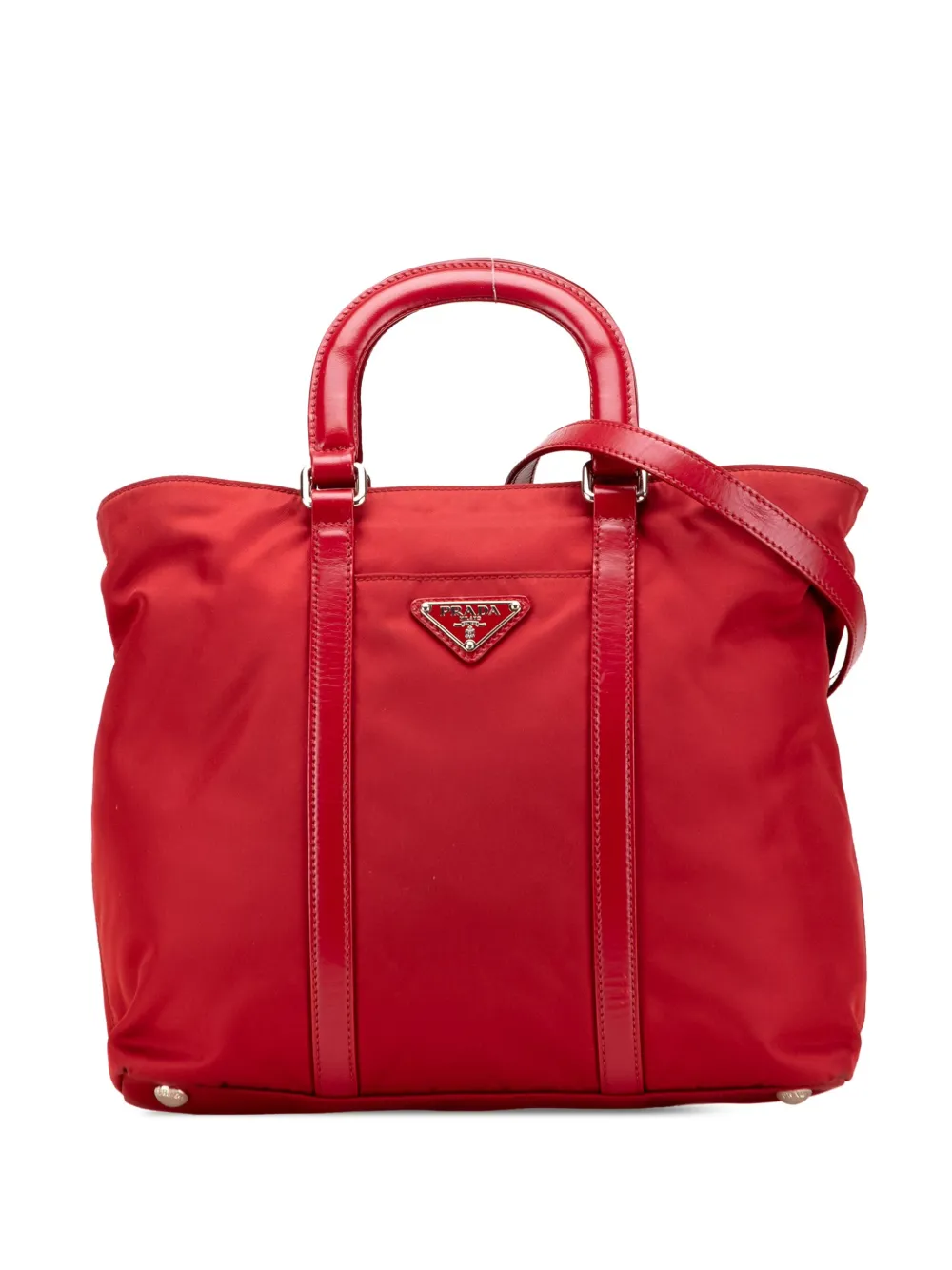 Prada Pre-Owned 2013-2025 Tessuto satchel | Red | Image 1