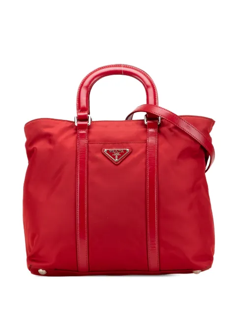Prada Pre-Owned 2013-2025 Tessuto satchel