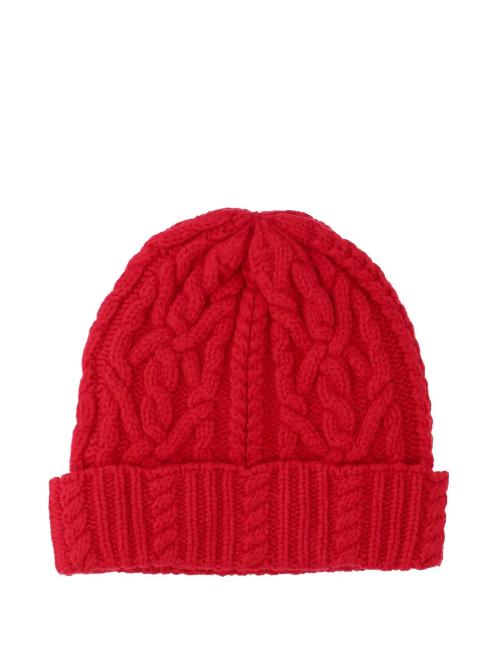 ASPESI cable-knit wool beanie | Red | Image 1