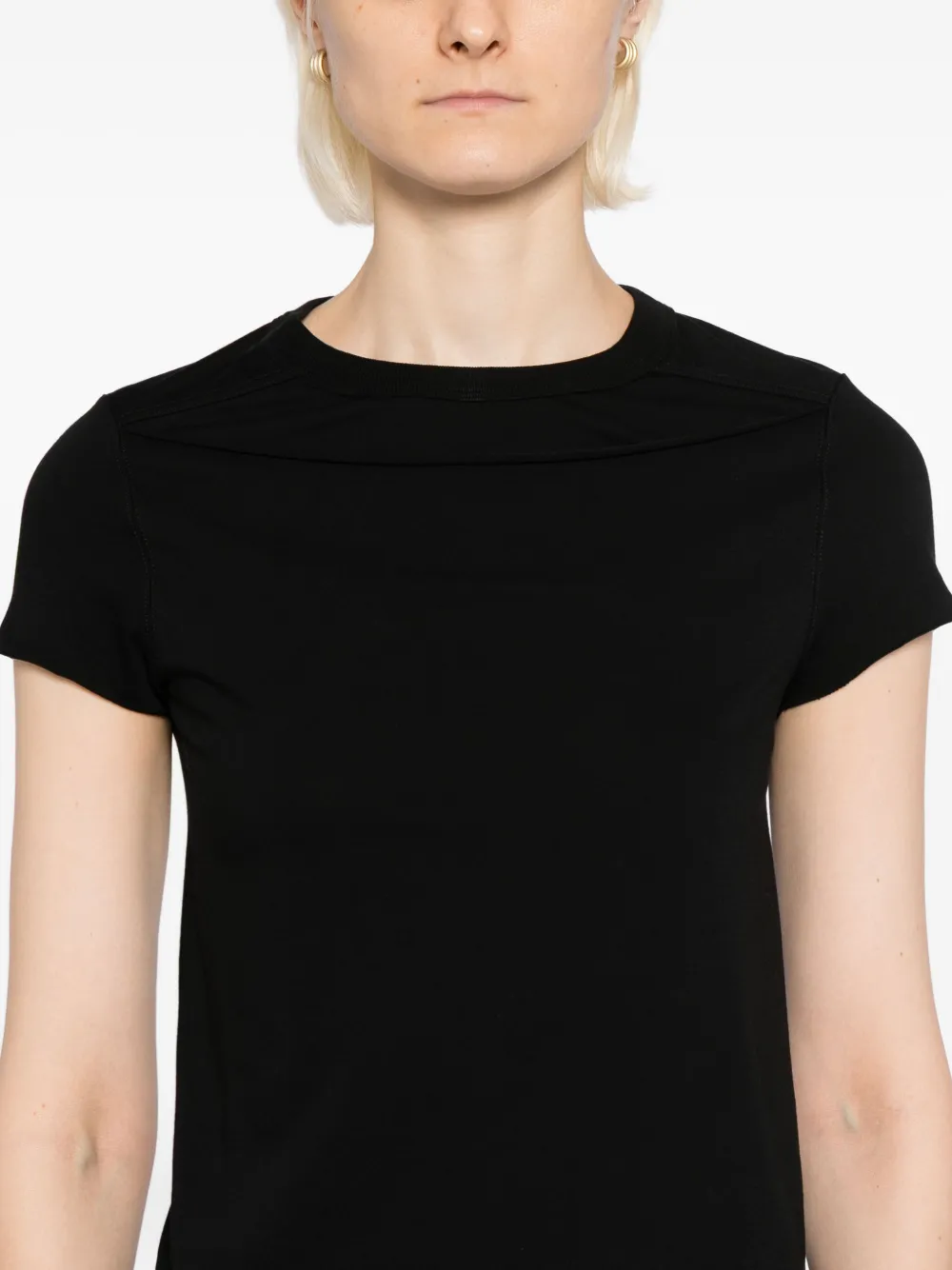 Rick Owens Level T-shirt In Black