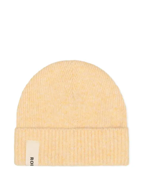 ROUGH. ribbed-knit beanie hat