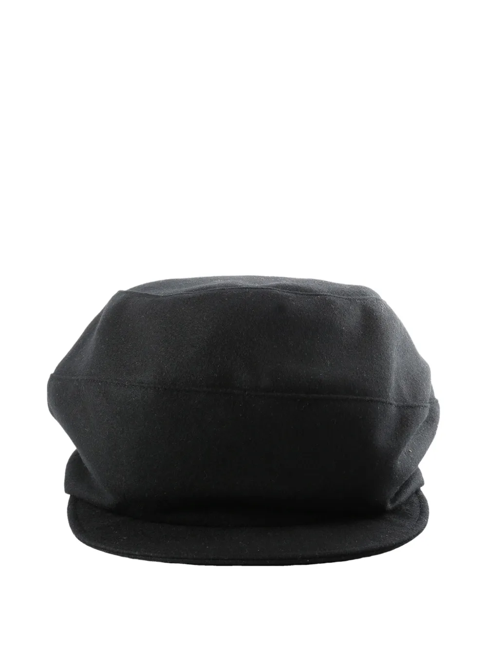 Yohji Yamamoto flat-top cap - Zwart