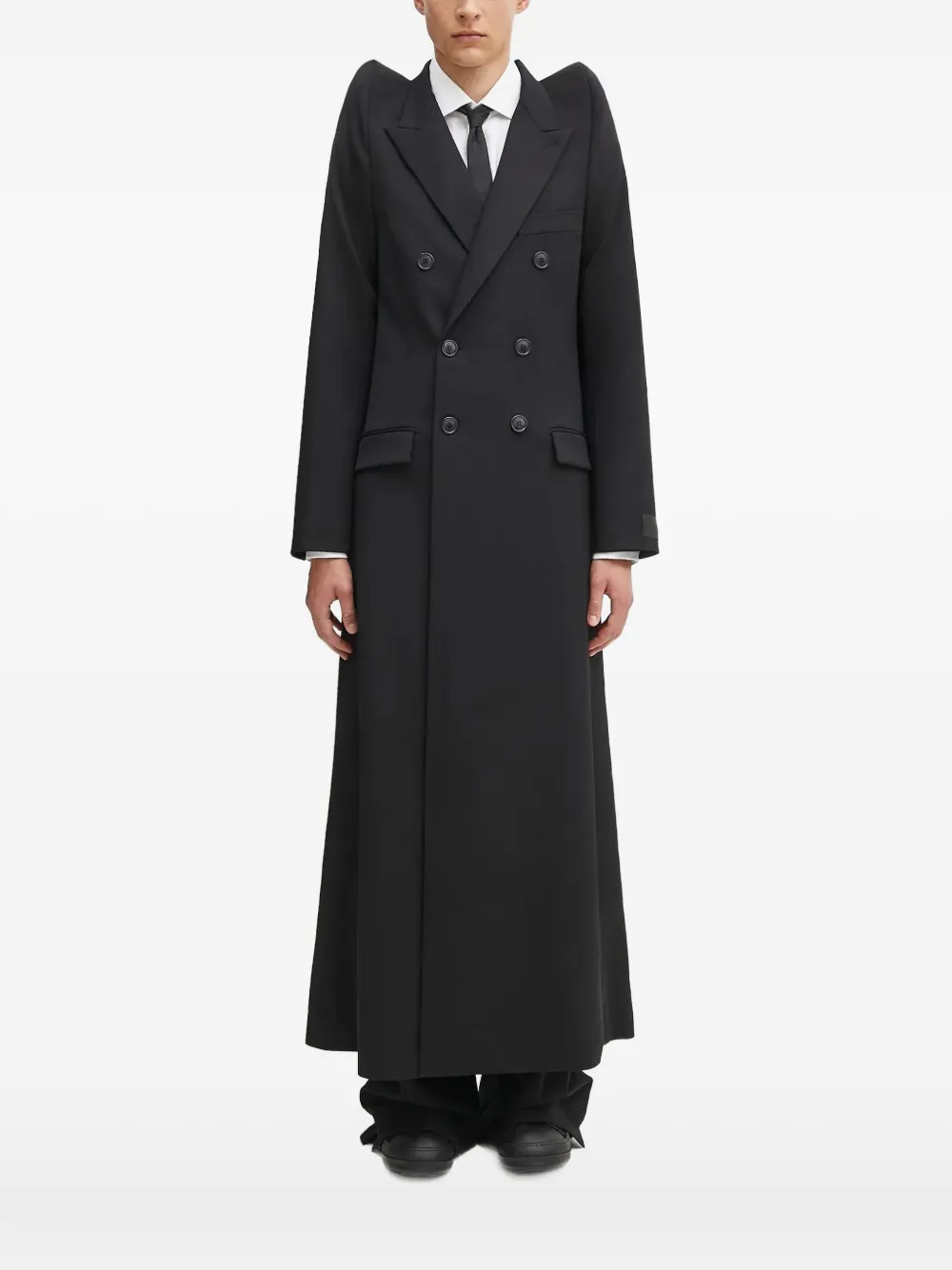 VETEMENTS abrigo con doble botonadura | negro | Image 1
