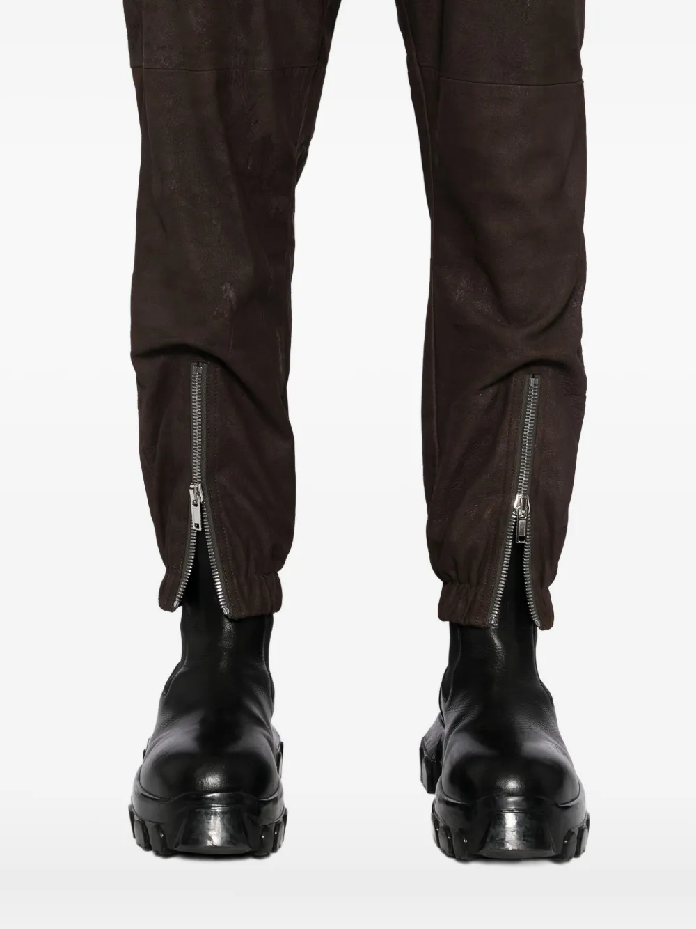Rick Owens Tecuatl Trousers In Brown