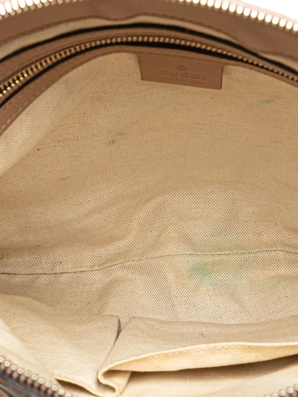 Pre-owned Gucci 2000-2015 Gg Canvas Mayfair Crossbody Bag In Brown