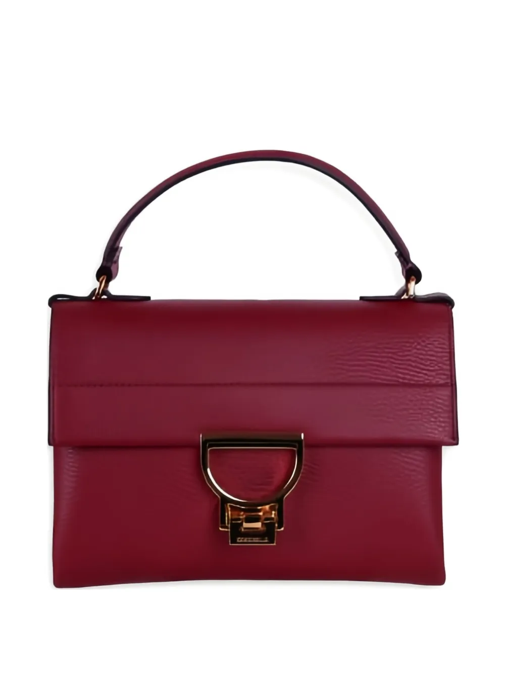 Coccinelle Arlettis Mini Leather Tote Bag In Red