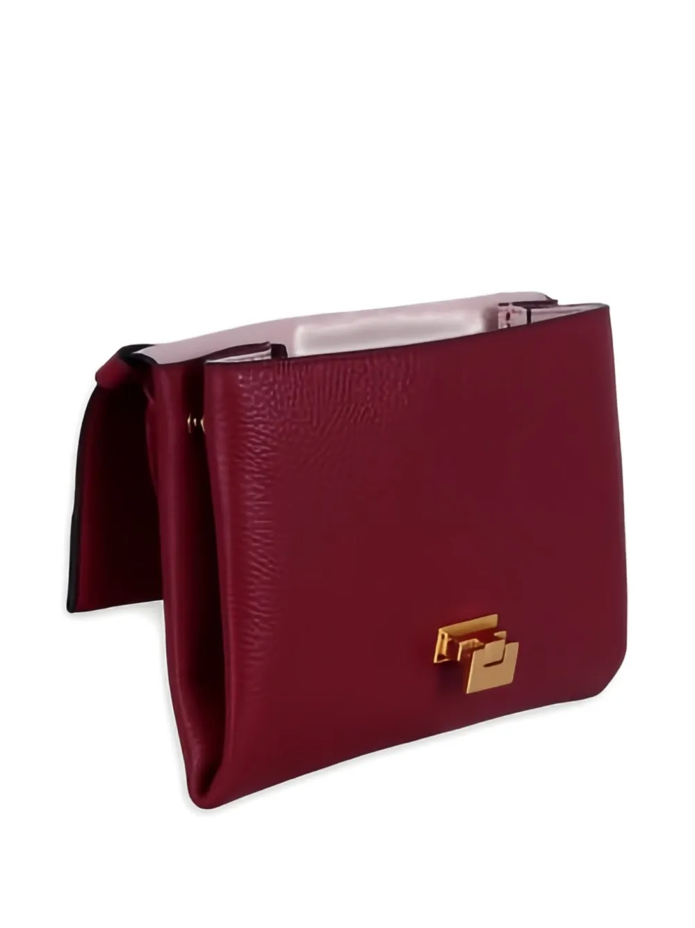 Coccinelle Arlettis Mini Leather Tote Bag In Red