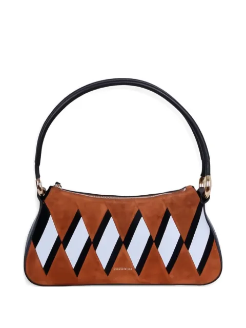 Coccinelle Lisbet diamond-pattern shoulder bag