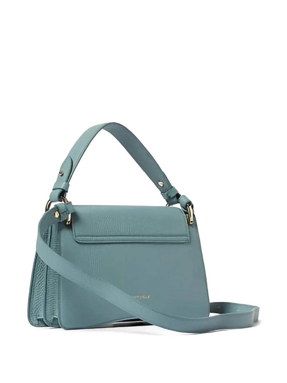 Coccinelle C-Me small flap logo tote bag - Blauw