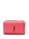 Saint Laurent Pre-Owned 2015 Medium Grain De Poudre Monogram Kate crossbody bag - Pink