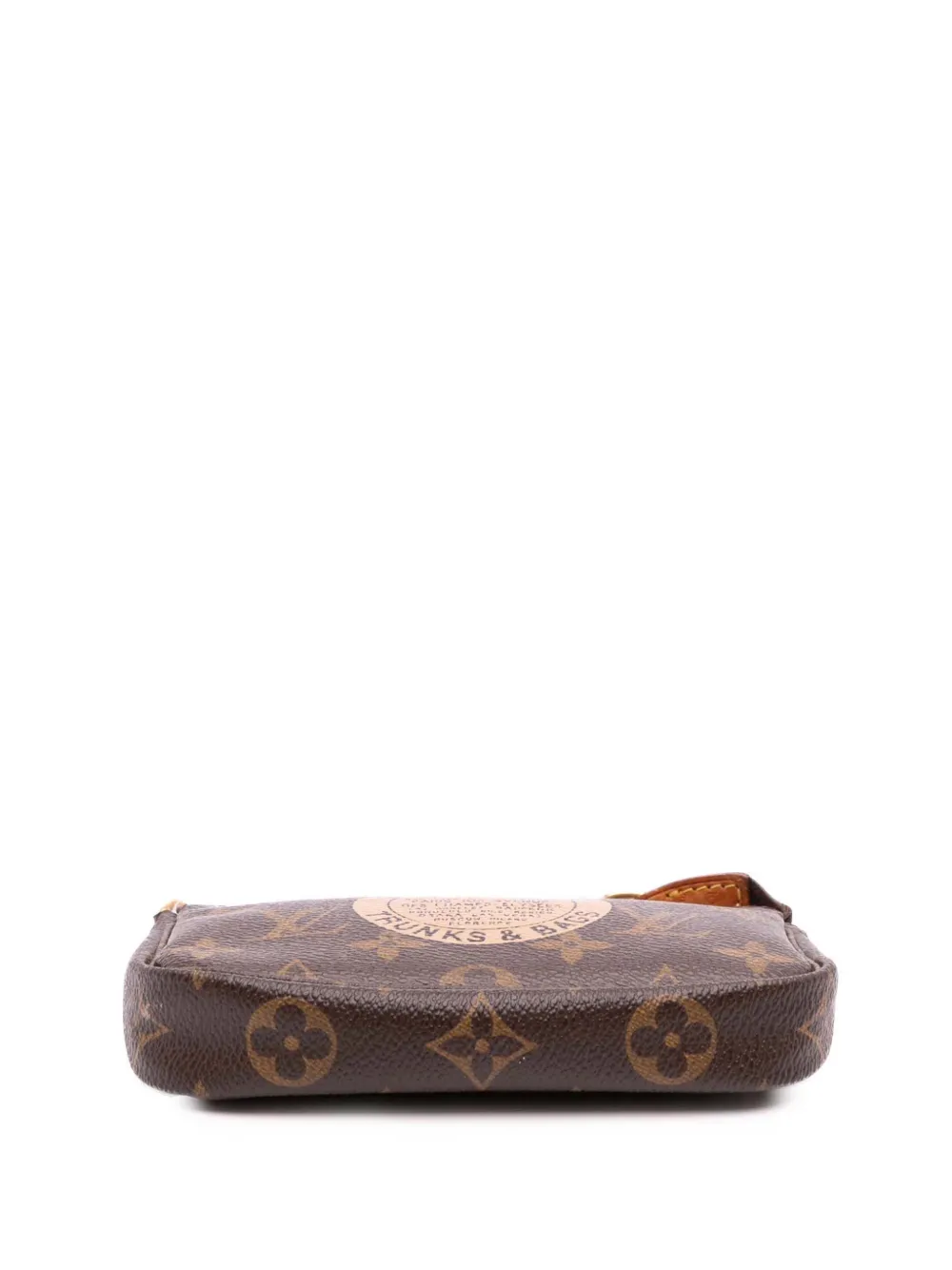 Pre-owned Louis Vuitton 2007 Monogram Trunks And Bags Mini Pochette Accessoires Handbag In Brown
