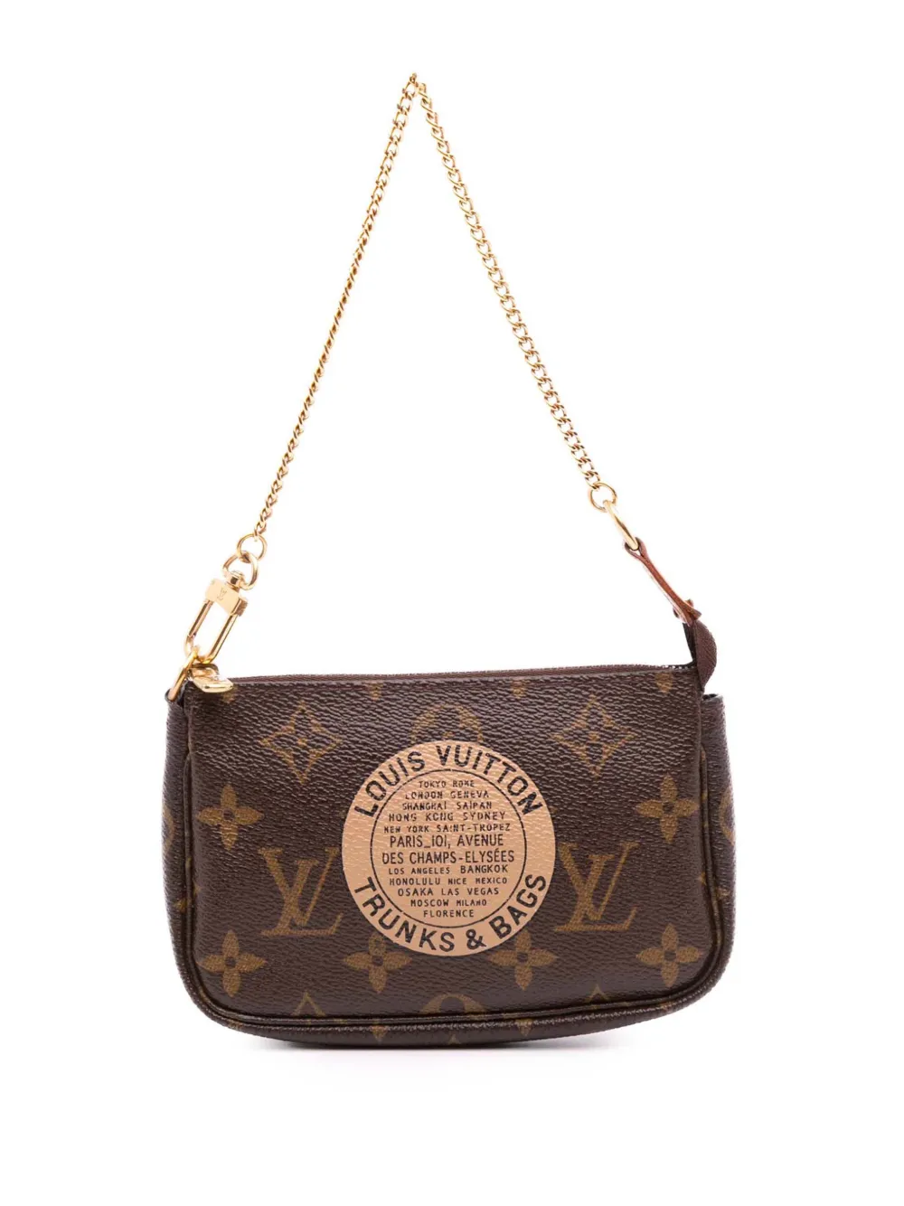 Louis Vuitton Pre-Owned 2007 モノグラム トランク&バッグ ミニ ポシェット アクセソワール ハンドバッグ - Louis Vuitton Pre-Owned 2007 モノグラム トランク&バッグ ミニ ポシェット アクセソワール ハンドバッグ -