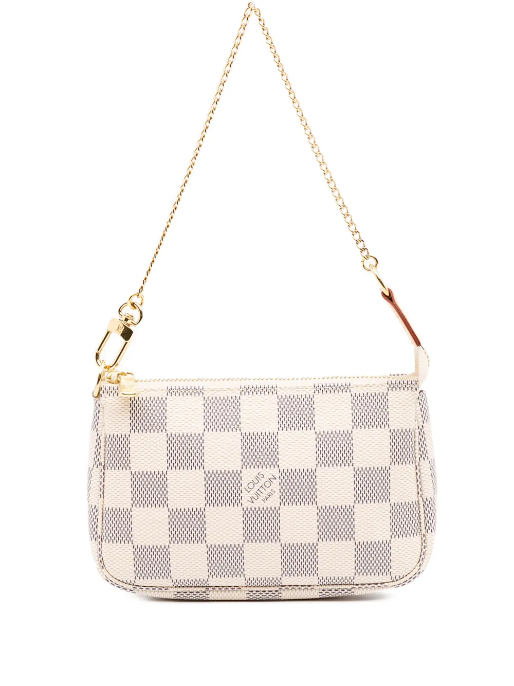 Louis Vuitton Pre-Owned 2021 Damier Azur Mini Pochette Accessoires handbag | White | Image 1