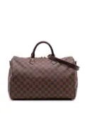 Louis Vuitton Pre-Owned 2015 Damier Ebene Speedy 35 boston bag - Brown