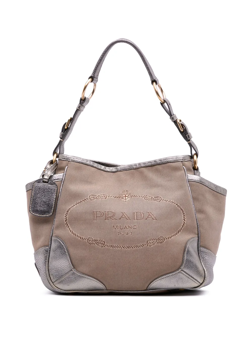 Prada Pre-Owned 2010-2025 Canvas Canapa Logo tote bag | Brown | Image 1