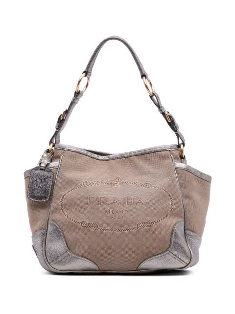 Prada Pre-Owned 2010-2025 Canvas Canapa Logo tote bag